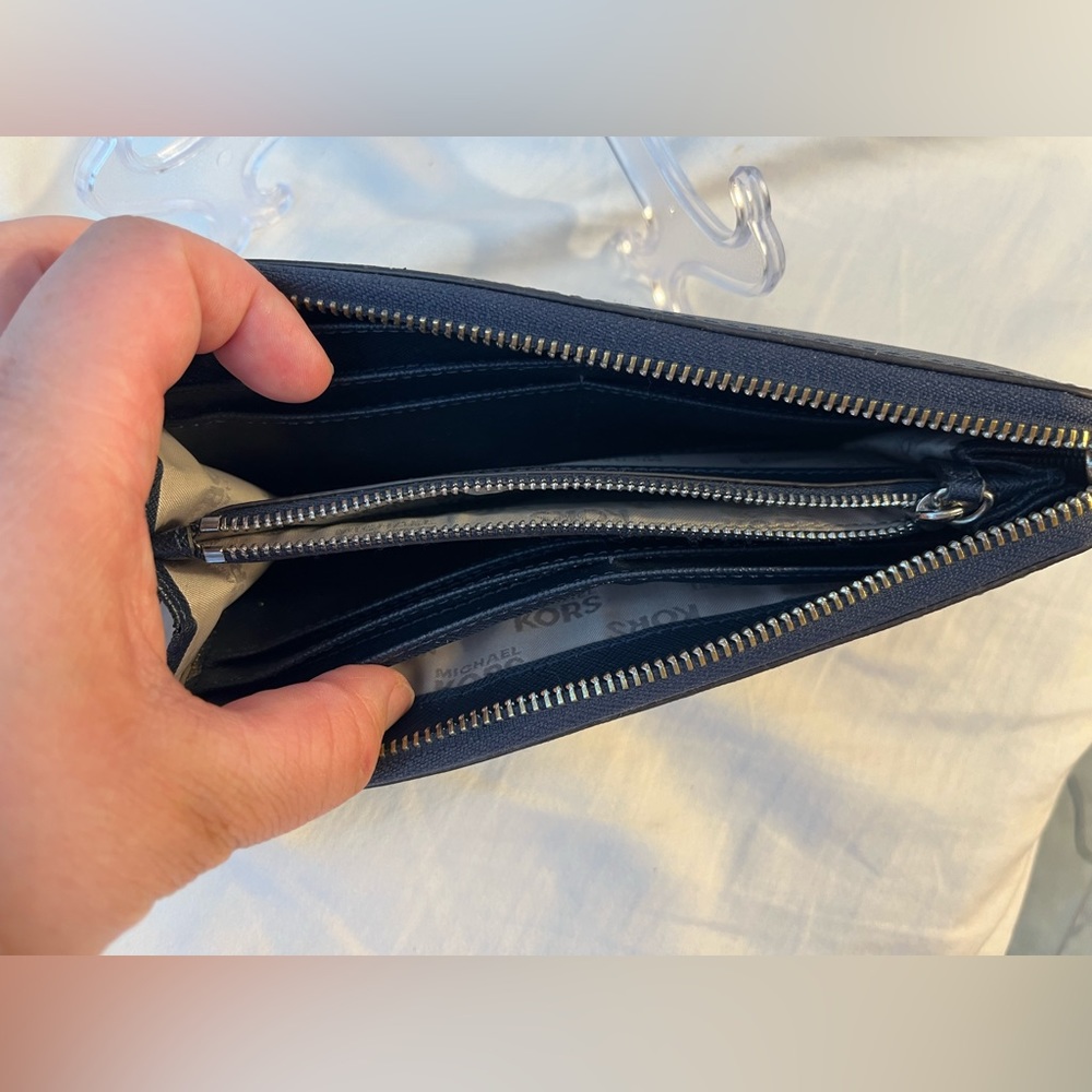 Blue Designer Wallet - Picture 2 of 2
